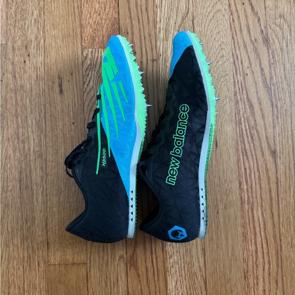 New Balance MD 500 Men’s Blue/Neon/ Black Track Running Spikes Shoes